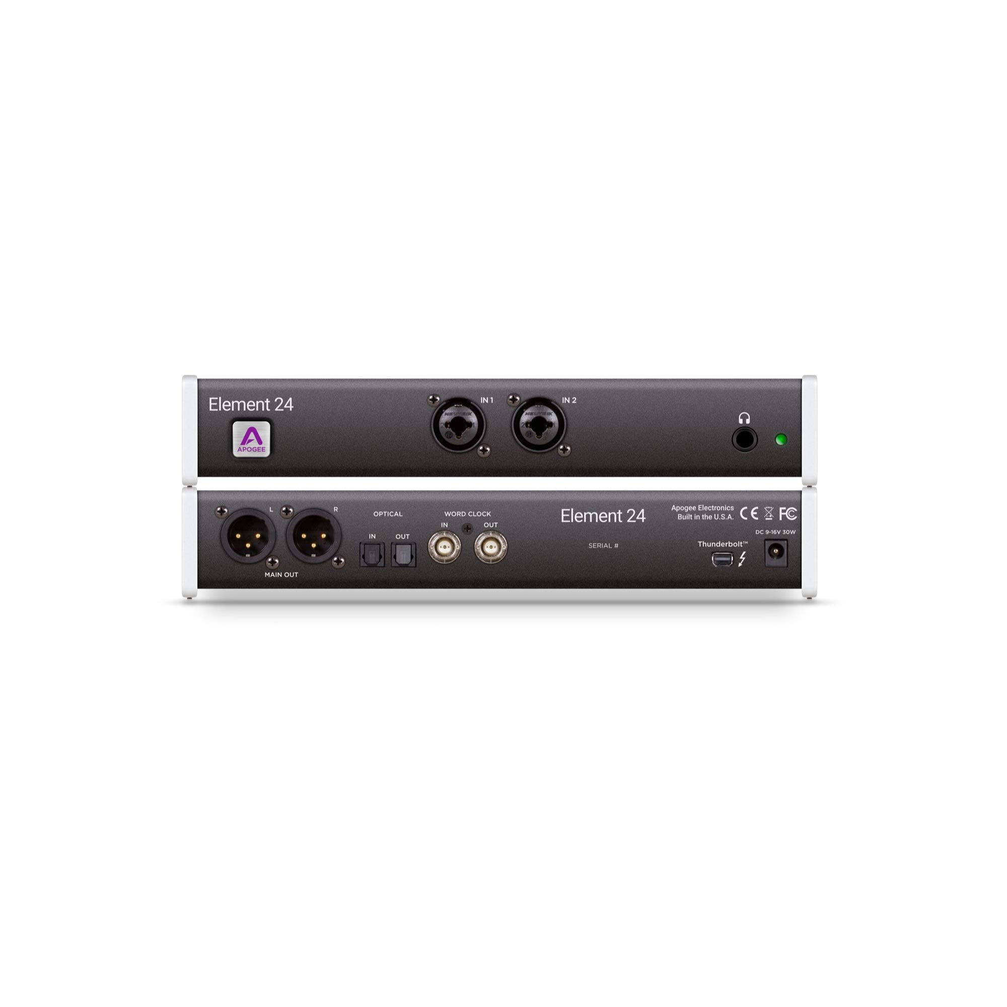 Amazon.com: Apogee Element 24 - Interfaz de audio Thunderbolt con
